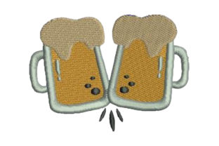 Beer Glasses Cheering – Embroidery Design Review
