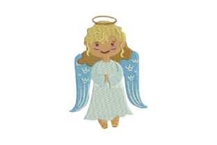 Cute Christmas Angel – A Handmade Gift Embroidery Review