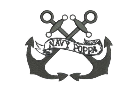 Navy Poppa: A Smart Embroidery Design for Small Shop Creators